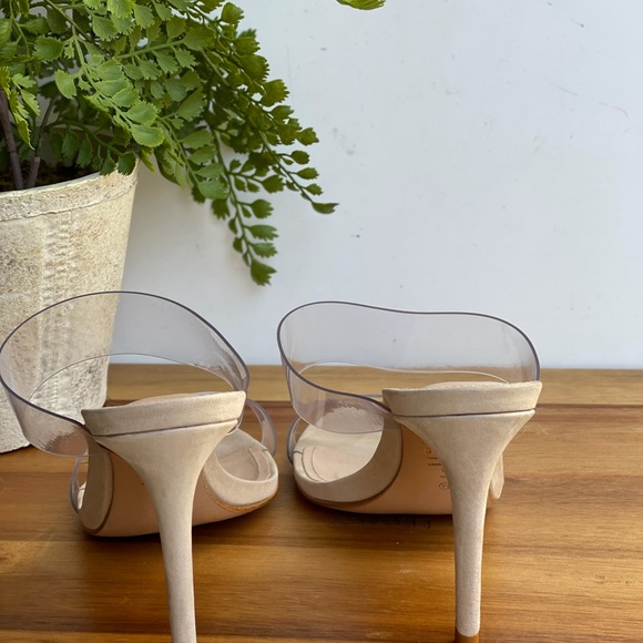 SCHUTZ🍁🍂Arielle clear strap Natural Sandal Size 9.5 womens - Picture 10 of 16